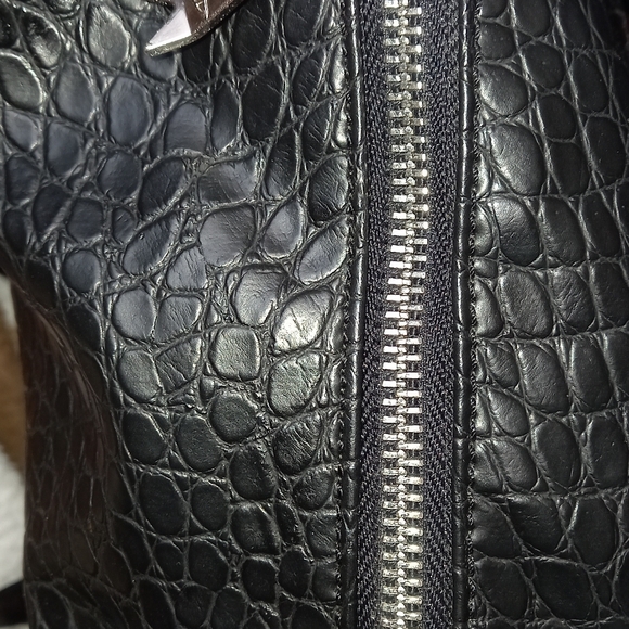 Vivienne Westwood Black Croc Backpack - Picture 9 of 11